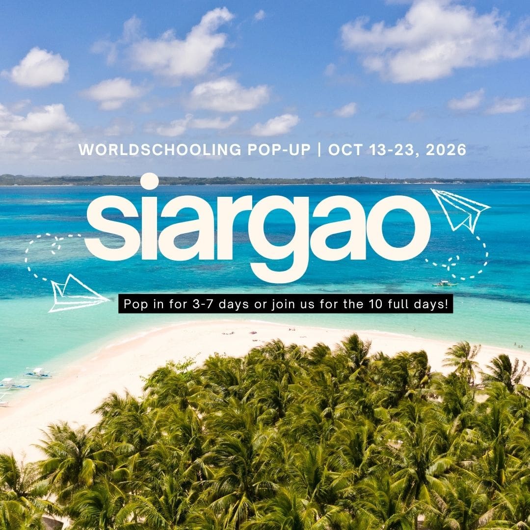 siargao worldschooling pop up